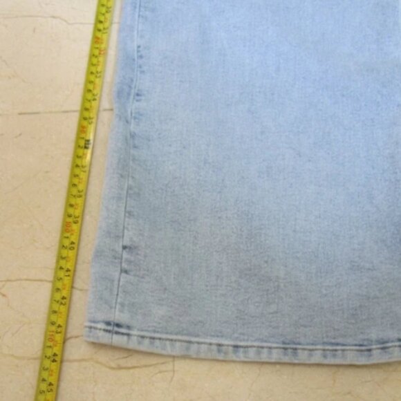AIRWALK Denim Jeans Women's Size 14 Light Blue Wide Leg - Picture 7 of 8